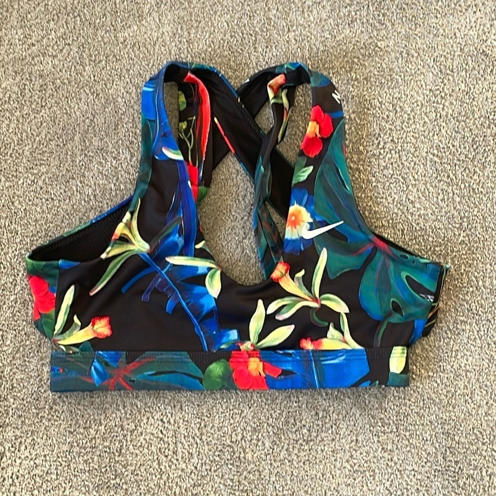 EC Nike Multi Color Cross Back Sports Bra - Size XS